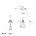 ZOROOM Metric 3 Way Short Straight Guitar Pickup Selector Toggle Switch Knob for Gibson Epiphone Lp Guitar Parts,Pack of 4.