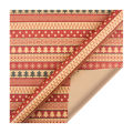 【linfang store】6Pcs Lovely Wrapping Cartoon Kraft Gift Wrapping Paper Holiday Supplies.