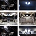 27Pcs White In-Car Led Light Kit For Mercedes-Benz E-Class W211 2002-2008.