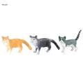 Simulation Animals Figures Cats Figurines for Party Favor Cake Topper.