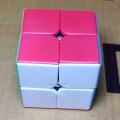 2x2x2 Magic Rubiks Cube Sticker-Less Fast Moving Cube. 