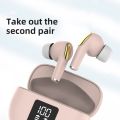 Garyway Wireless Earphones LED Battry Screen Bluetooth Earbuds In Ear Headphones TWS Earphone J68 With Silicone Ear Caps.