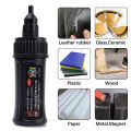 1/2Pcs 30Ml Small Black Bottle Craft Glue Quick Drying Weaving Craft Glue Fabric Cotton Rope Super Glue. 