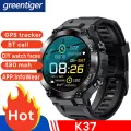 Greentiger K37 Smart Watch Men Bluetooth Call with 480mah Outdoor Sports Watch for IOS&Android Phone.. 