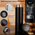 Smart Thermo Bottle 500ML Digital Temperature Display Stainless Steel Intelligent Thermos Bottle Vacuum Flask Insulation Cup. 