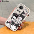 Jizetin for OPPO Reno10 5G / Reno10 Pro 5G Back Cover Shy Kuromi Ladder Camera Soft Rubber Mobile Phone Case.