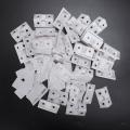 90Pcs Shelf Cabinet 90 Degree Plastic Corner Braces Angle Brackets White. 