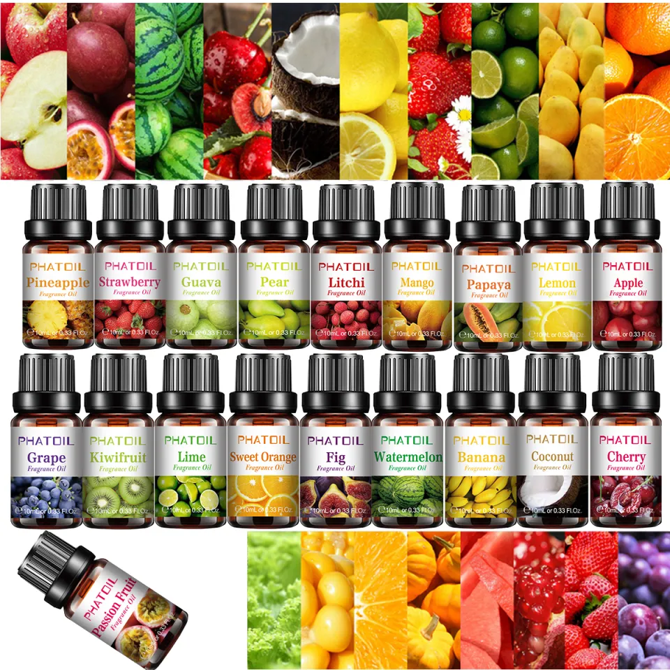 PHATOIL 10ml Strawberry Fragrance Oil Fruit Perfume Making Coconut