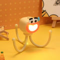 2 In 1 Phone Holder Desk Light Mini Flexible Octopus Tripod Table Lamp Portable Mobile Phone Stand Desktop Cell Phone Support. 