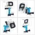 NEW- Action Camera Universal Aluminum Alloy Three-way Adjustment Arm 360 Degree Adapter. 