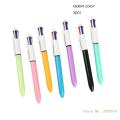 5 Pieces Retractable Multicolored Ballpoint Pen 4-Colors-in-1 Ballpoint Pen for Kid Student Class Reward Christmas Gift. 