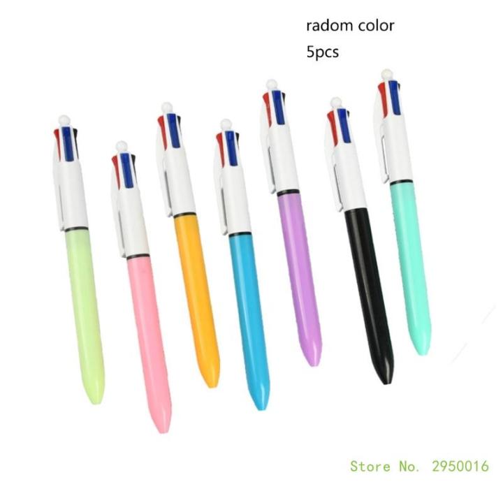 5%20Pieces%20Retractable%20Multicolored%20Ballpoint%20Pen%204-Colors-in-1%20Ballpoint%20Pen%20for%20Kid%20Student%20Class%20Reward%20Christmas%20Gift%20-%20Image%204