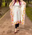 New Readymade Stylish Dress For Girls Long Linen One Piece - Tops For Girls Long Kurti - Inventive Choice - Stay Fashionable and Comfortable. 