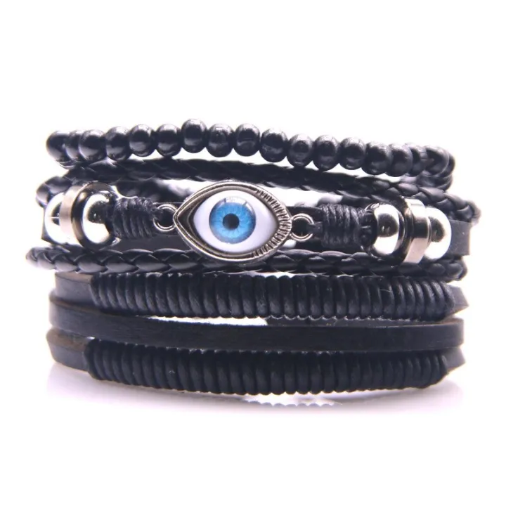 1Set%203/4Pcs%20Mix%20Leather%20Bracelet%20Men%20Multi-layer%20Bracelet%20Ladies%20Punk%20Casual%20Mens%20Bracelets%20Jewelry%20Accessories%20Classic%20Pulseira%20-%20Image%204