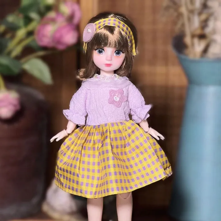 Set%20Beautiful%20/6%20SD%2030cm%20Bjd%20Doll%20with%20Clothes%20Attractive%20Eyes%20Long%20Hair%20Princess%20Dress%20Up%20BJD%20Dolls%20with%20Wig%20Make%20Up%20Ball%20Jointed%20Princess%20Makeup%20Ball%20Joint%20Doll%20Birthday%20Gift%20-%20Image%203