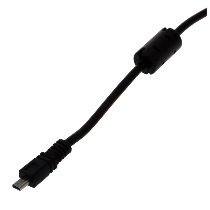 2X%20Black%20USB%202.0%20A%20to%208-Pin%20Mini%20B%20Cable%20W/%20Ferrite%20-%201.5M%20/%2059%20Inches%20for%20CoolPix%20P90%20-%20Image%202