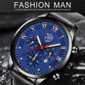 Mens Fashion Watches Luxury Men Business Leather Quartz Wristwatch Male Casual Sports Bracelet Luminous Clock Relogio Masculino. 
