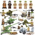 New WW2 Military Small Building Block Brick World War 2 Mini US Soviet Chinese Army Figures s Block Brick MOC Toy For Kids Superman.