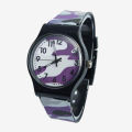 (NEW)Casual Children Kids Round Dial Plastic Strap Analog Quartz Wrist Watch Gift.