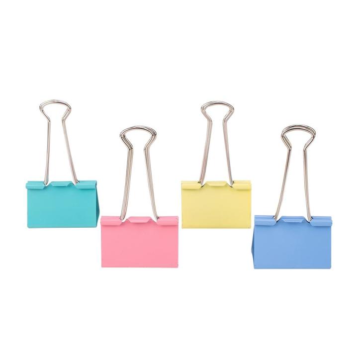 Deli%20E8555A%20Colourful%20Binder%20Clips%2019mm%20Pack%20of%2040%20-%20Image%206
