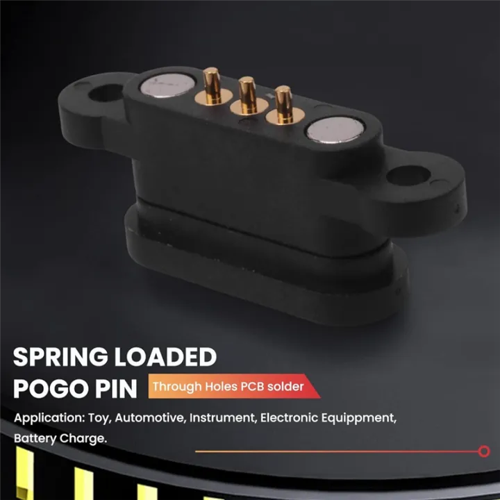 20Pairs%203Pin%20Spring%20Loaded%20Magnetic%20Pogo%20Pin%20Connector%203%20Positions%20Magnets%20Pitch%202.3MM%20Through%20Holes%20Male%20Female%20Probe%20Replacement%20-%20Image%205