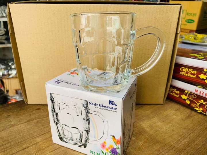 Everyday%20Use%20good%20quality%20strong%20Crystal%20Clear%20transparent%20Beautiful%20unique%20design%20Water%20Mug%20/Coke%20/%20Sorbat%20Juice%20premium%20glass%20Mug%201%20Piece%20per%20capacity%20250Ml%20-%20Image%202