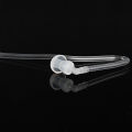 Universal Soft 3.5mm Air Tube In Ear Monaural Elastic Flexible Phone Earphone Anti Radiation Spy Earpiece with Mic.