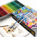 48/72/120/160/180 Colors Pencils Set Watercolor Pencils Professional Oil Wood Soft Pencil For School Drawing Sketch Art Supplies. 
