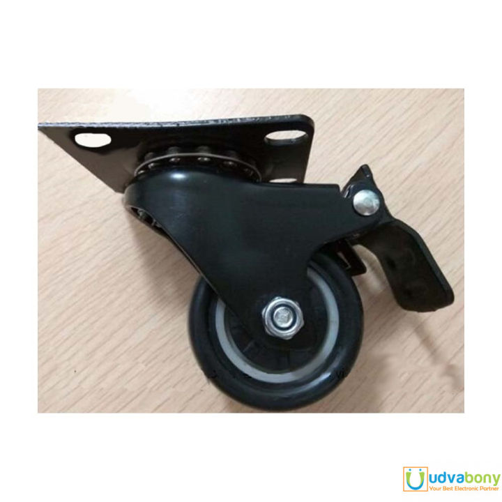 Rubber%202%20Inch%20Caster%20Wheel%20With%20Bearing%20&%20With%20Front%20Lock%20Furniture%20Protectors%20&%20Parts%20%20Tools%20-%20Image%208