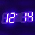 3D LED DIGITAL WALL CLOCK ELECTRONIC TABLE CLOCK WALL HANGING ALARM CLOCK. 