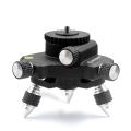 CLUBIONA Aluminum Alloy 360° Fine Tuning Holder Pivoting Base Tripod Adapter Bracket Stand for 1/4 inch Threaded Laser Levels.
