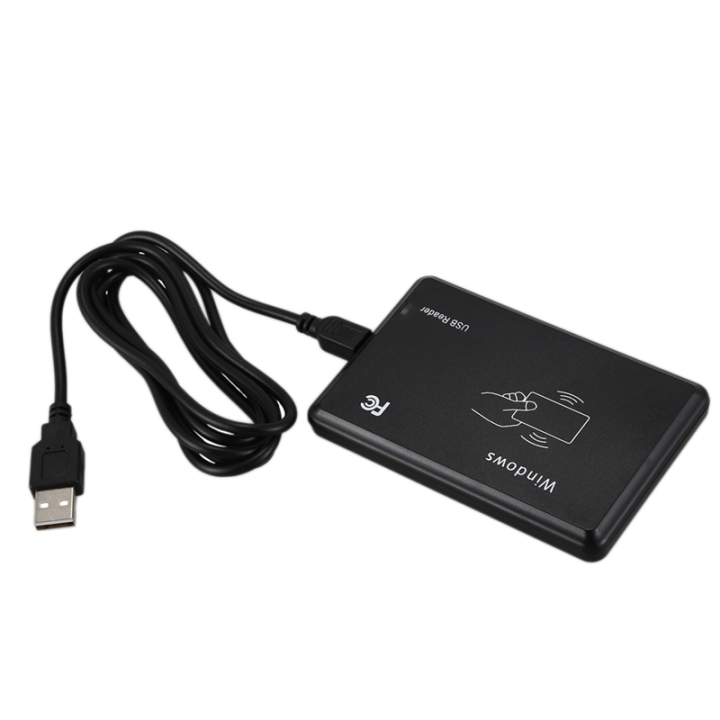 XHHDQES 4X USB RFID DeskTop ID Card Reader Contactless Card Reader