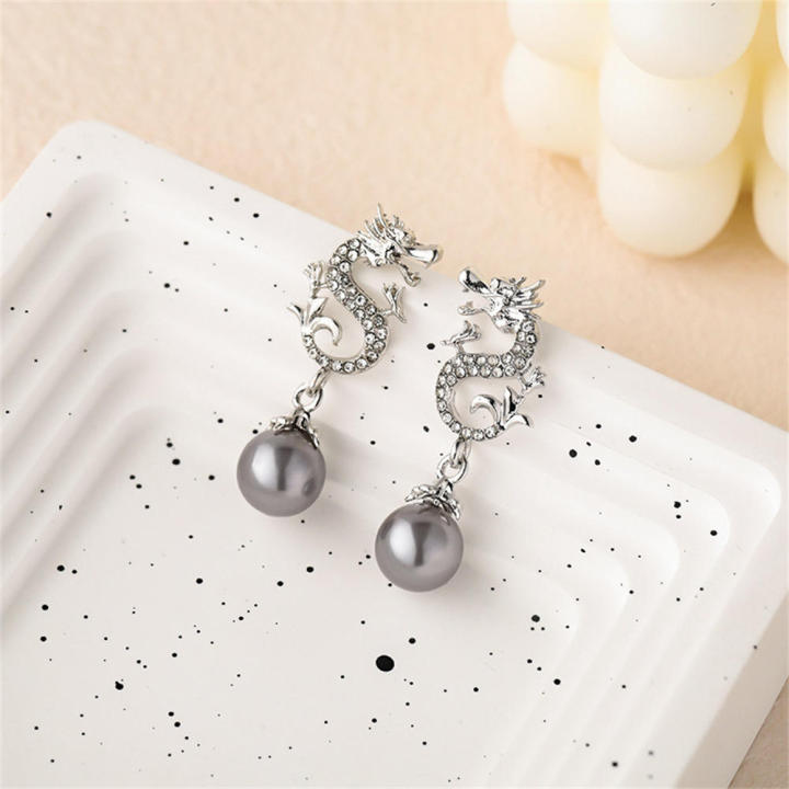 Festive%20Dragon%20Earrings%20Auspicious%20Peal%20Dragon%20Dangle%20Earrings%20Jewelry%20for%20Party%20Accessory%20Women%E2%80%99s%20Fashion%20Gift%20Idea%20Ethnic%20Wear%20-%20Image%207