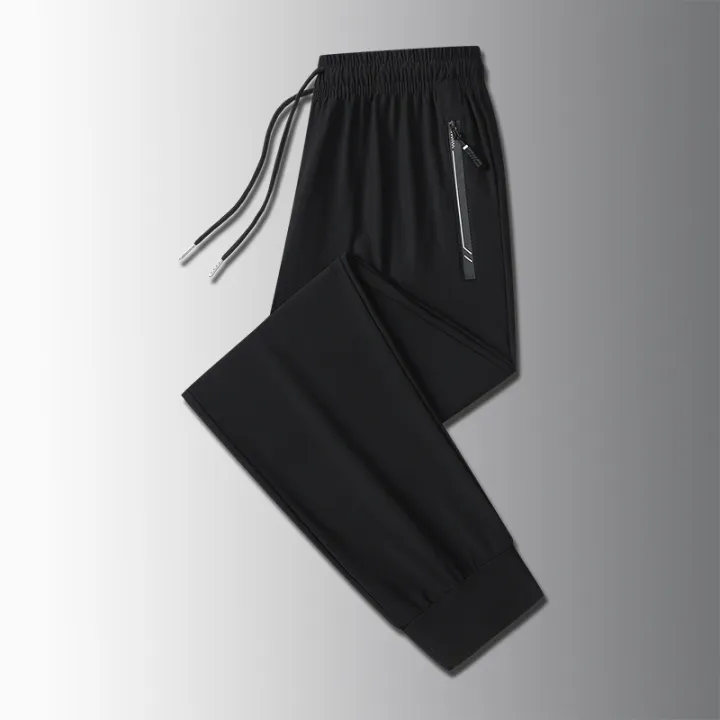 in%20sto%20Ice%20Silk%20ants%20Leg%20hree-color%20Straight%20Ankle-length%20ants%20en's%20orean-style%20wo-high%20Elast%20ubl%20Edition%20Casual%20Ice%20Silk%20ants%20en's%20-%20Image%207
