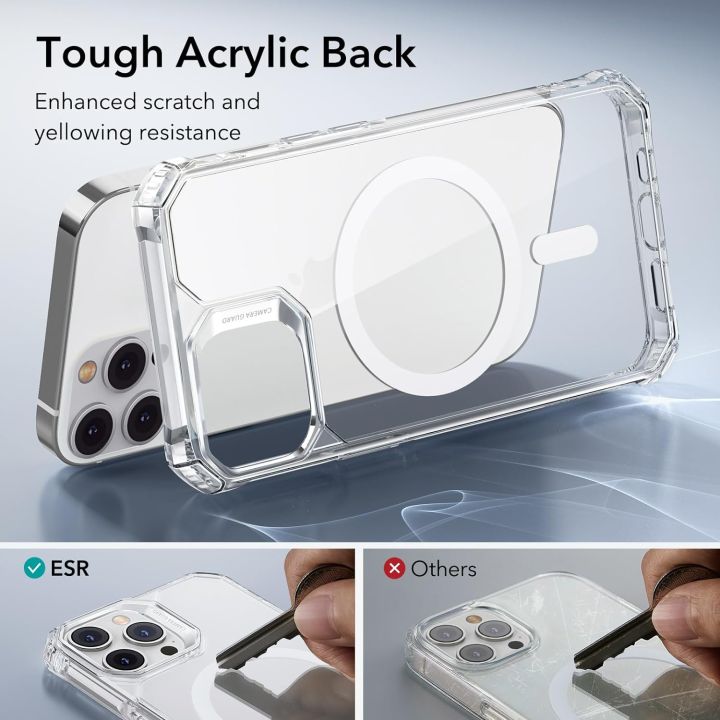ESR%20for%20iPhone%2014%20Pro%20Max%20Case,%20Compatible%20with%20MagSafe,%20Shockproof%20Grade%20Protection,%20Air-Guard%20Corners,%20Magnetic%20Phone%20Case%20for%20iPhone%2014%20Pro%20Max,%20Air%20Armor%20(HaloLock),%20Clear%20-%20Image%205