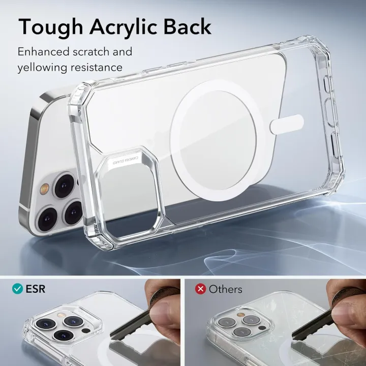 ESR%20for%20iPhone%2014%20Pro%20Max%20Case,%20Compatible%20with%20MagSafe,%20Shockproof%20Grade%20Protection,%20Air-Guard%20Corners,%20Magnetic%20Phone%20Case%20for%20iPhone%2014%20Pro%20Max,%20Air%20Armor%20(HaloLock),%20Clear%20-%20Image%205