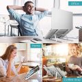 Adjustable Laptop Stand, Portable Aluminium Laptop Riser Laptop Holder for Desk, Foldable Ventilated Cooling Computer Support Stand.