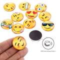 Emoji Fridge Magnets 12pcs Refrigerator Magnets Set For Kitchen Decor Magnetic Message Whiteboard Office Cabinets. 