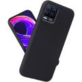 Realme 8 4G / 8 Pro Premium Silicone Matte Soft Phone Case - Black - Phone Back Cover (Back Case Cover For Smartphone).