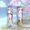 15 style Genshin Impact Keychain Double Sided Kamisato Ayaka Key Chain Mini Pendant Dakimakura Keychain Hanging Ornament. 