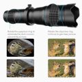 APEXEL APL-JS36XJJ04 HD 36X Metal Single-tube Telescope Telephoto Lens Optic Phone Camera Lens Monocular - black. 