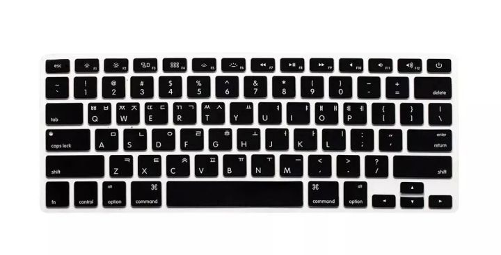 【Daily Necessities For Anyone Store】KR Korean Keyboard Silicone keyboard for Apple macbook Air Pro Retina 13 15 17 for mac book laptop