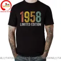 Retro Classic Birthday 1958 Limited Edition T-Shirt Vintage Grunge Legends Born in 1958 T-Shirts Men The Birth Of 1958 Tee Shirt. 
