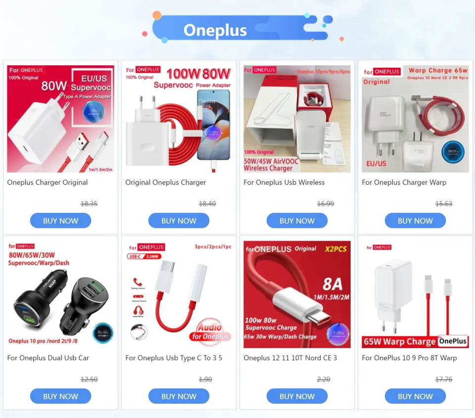 For Oneplus Dual Usb Car Charger 80w Supervooc Warp Charge 65 30 W