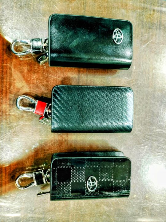 Car Remote Key Leather Box Ring Cover Toyota, Nissan, Mitsubishi, Honda ...