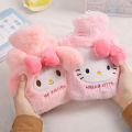 Sanrio Plush Hand Warmer Heat Pack Cute Hello Kitty Kuromi Cinnamoroll Melody Reusable Heating Hot Water Bottle Bag Girls Gifts. 
