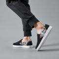 Men Casual Shoes Canvas Slip on Skate Fashion Sneakers Vintage Non Slip Walking Flats Male Loafers Vas BunnyGarden. 