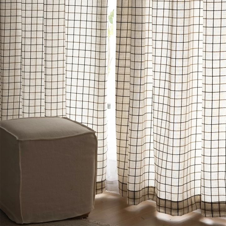 Linen%20Textured%20Blackout%20Curtains%20for%20Living%20Room,%20Modern%20Geometric%20Stripe%20Pattern%20Curtain,%20Flax%20Color,%20Light%20Reducing%20Drapes%20-%20Image%203