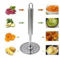 Potatoes Crusher Stainless Steel Pressed Potato Masher Ricer Puree Juice Maker Potato Pusher Smooth Mashed Fruit Tools Kitchen. 