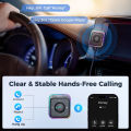 Joyroom Bluetooth 5.3 Car Adapter Enhanced Dual Mic ENC Noise Canceling 3.5mm AUX Adapter Bluetooth Wireless Receiver. 